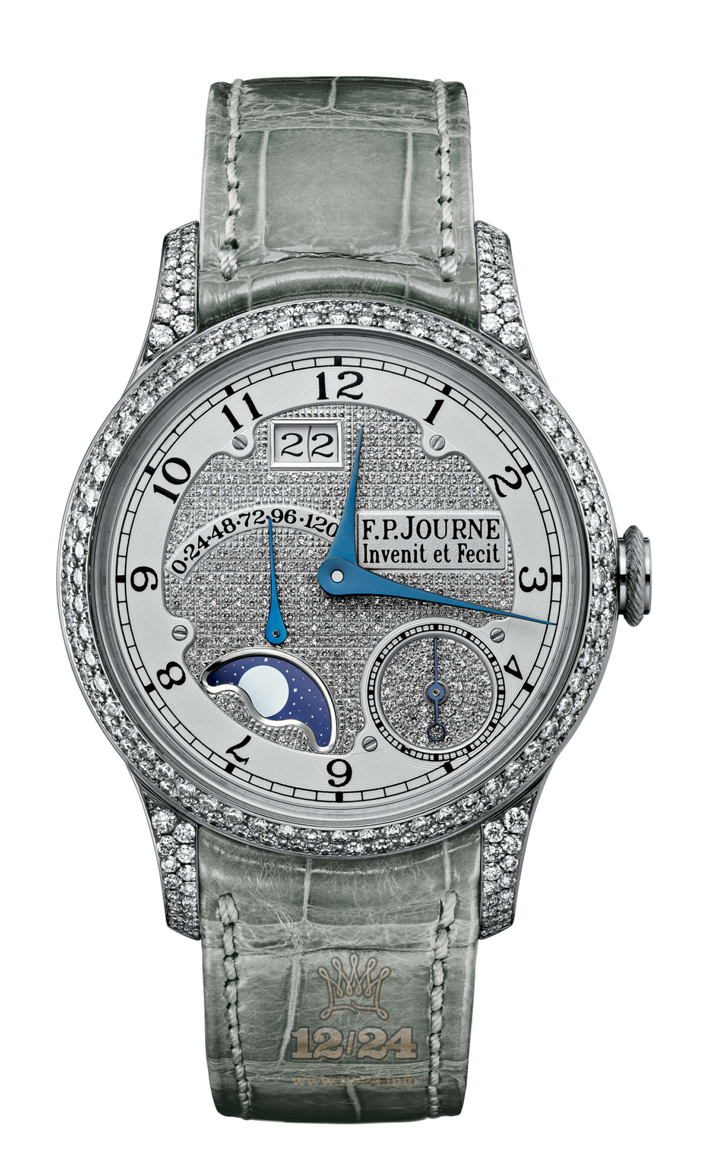 F.P.Journe Jewellery Collection Watch FPJ-Co-Jewellery-OctaDivine-D-NacrePl-DialDiam 36 mm Platinum Case Silver Dial