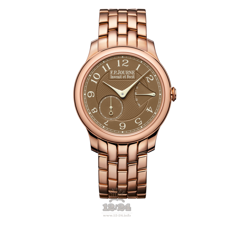 F.P.Journe Classique Watch chronometre souverain havana rg 40 mm Pink gold Case Brown (chocolate) Dial