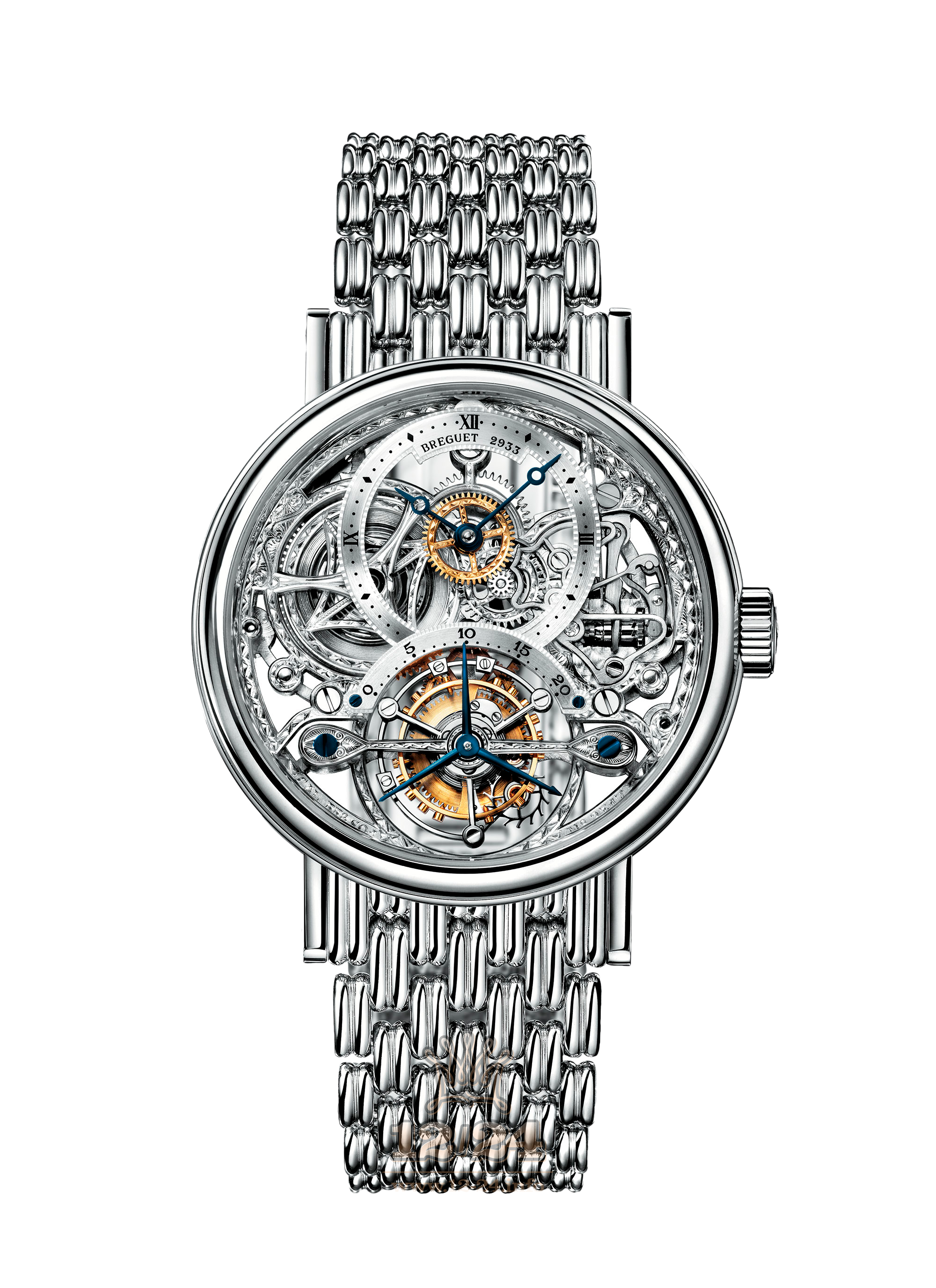 Breguet Classique Complications Watch 3355PT/0/PA0 35 mm Platinum Case Silver Dial