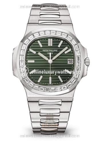 Patek Philippe Nautilus Watch 5711-1300A-001 40 mm Stainless steel Case Green Dial