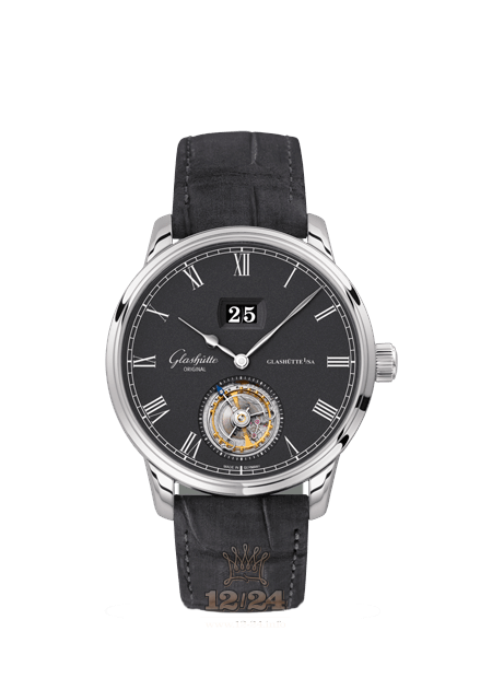 Glashutte Senator Watch 1-94-03-04-04-50 42 mm White gold Case Gray Dial