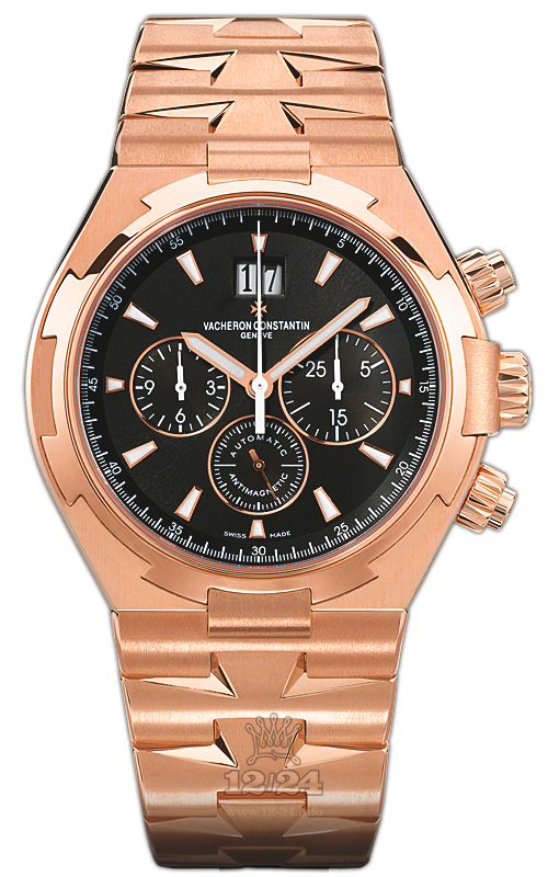 Vacheron Constantin Overseas Watch 49150/B01R-9338 42 mm Pink gold Case Black Dial