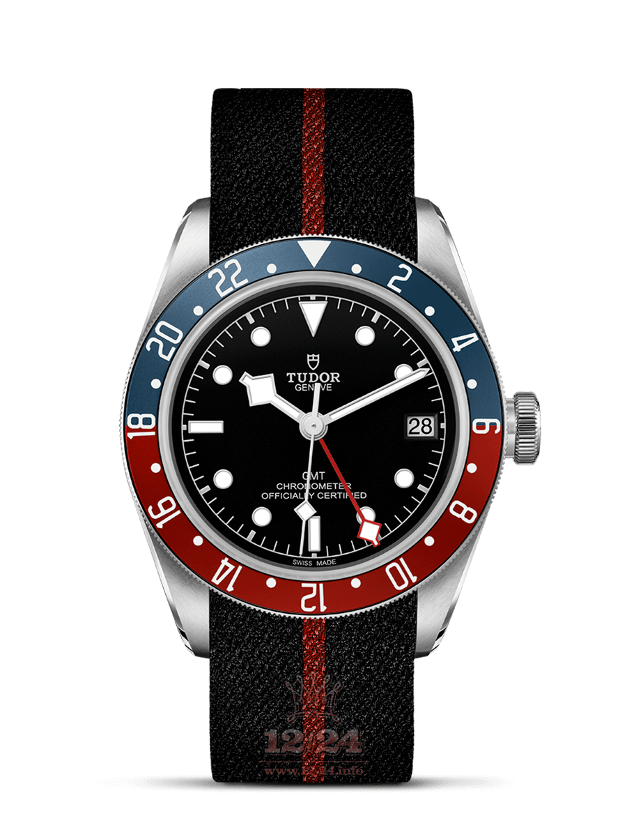 Tudor Black Bay GMT Watch m79830rb-0003 41 mm Stainless steel Case Black Dial