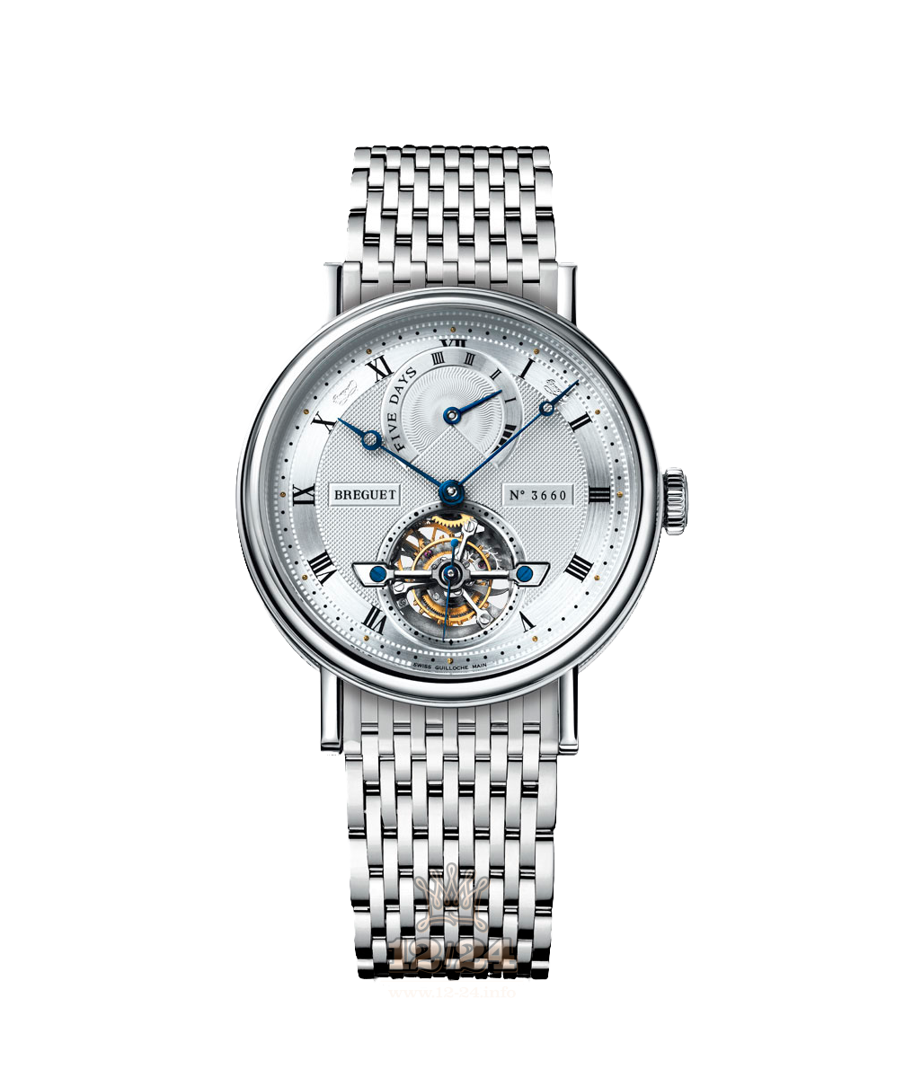 Breguet Classique Complications Watch 5317PT/12/PV0 39 mm Platinum Case Silver Dial
