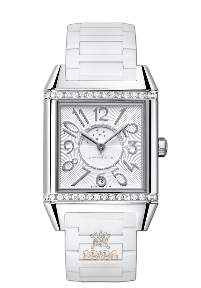 Jaeger-LeCoultre Reverso Squadra Watch 7058720 42 mm Stainless steel Case White Silver Dial