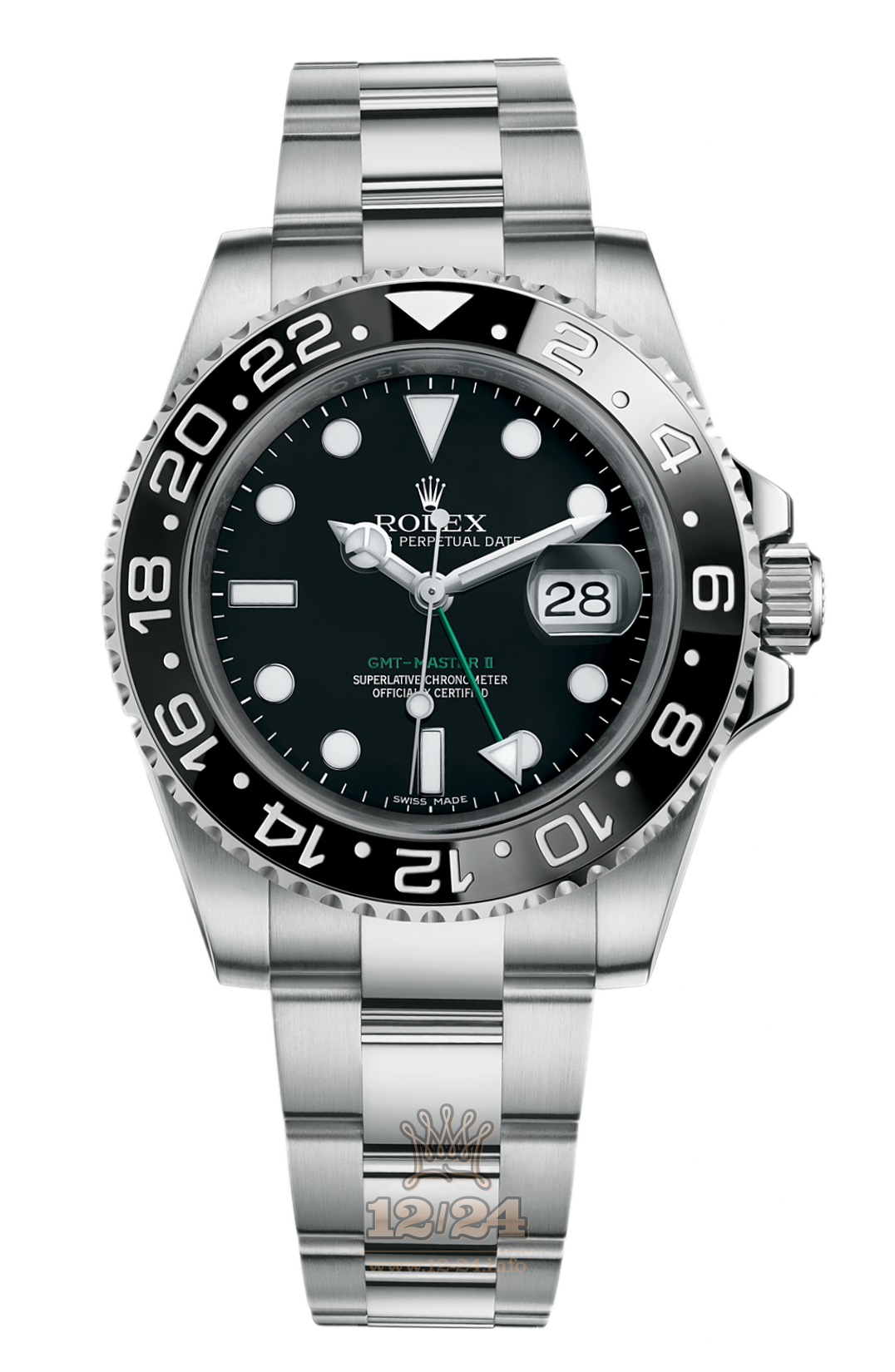 Rolex GMT-Master II Watch 116710ln-0001 40 mm Stainless steel Case Black Dial
