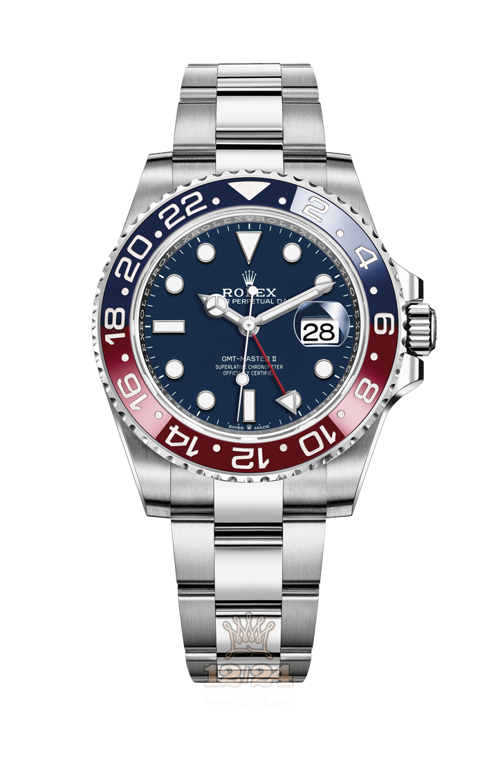 Rolex GMT-Master II Watch 126719blro-0003 40 mm White gold Case Dark blue Dial