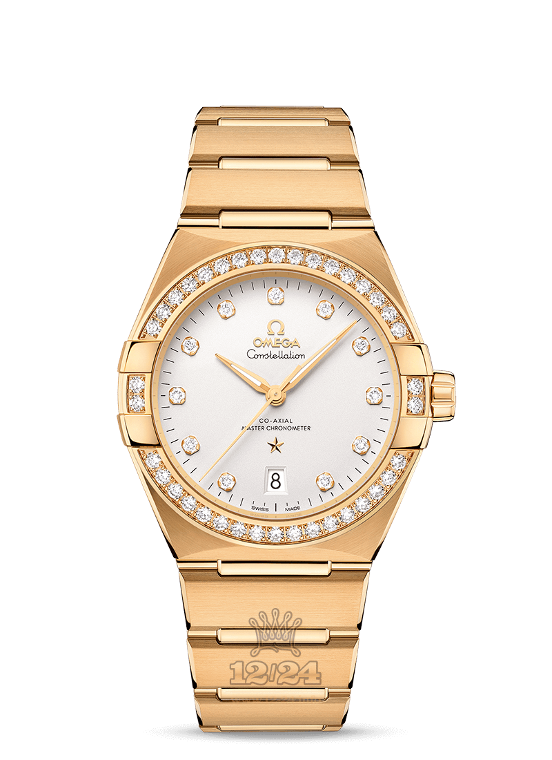 Omega Constellation Watch 131.55.39.20.52.002 39 mm Yellow gold Case White Dial
