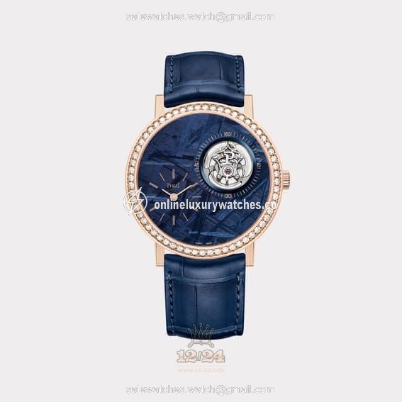 Piaget Altiplano Watch G0A44053 41 mm Pink gold Case Dark blue Dial