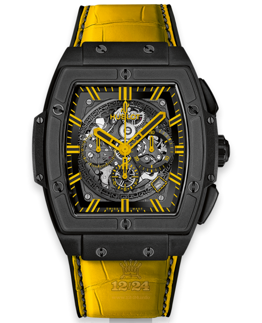 Hublot Spirit Of Big Bang Watch 601.CY.0190.LR Ceramics Case Black Yellow Dial