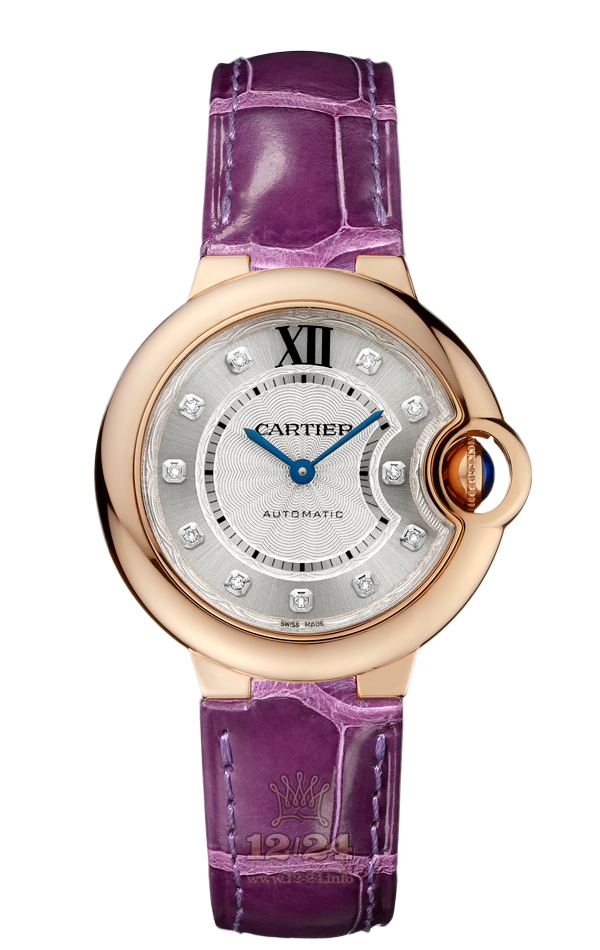 Cartier Ballon Bleu de Cartier Watch WE902063 33 mm Pink gold Case Silver Dial