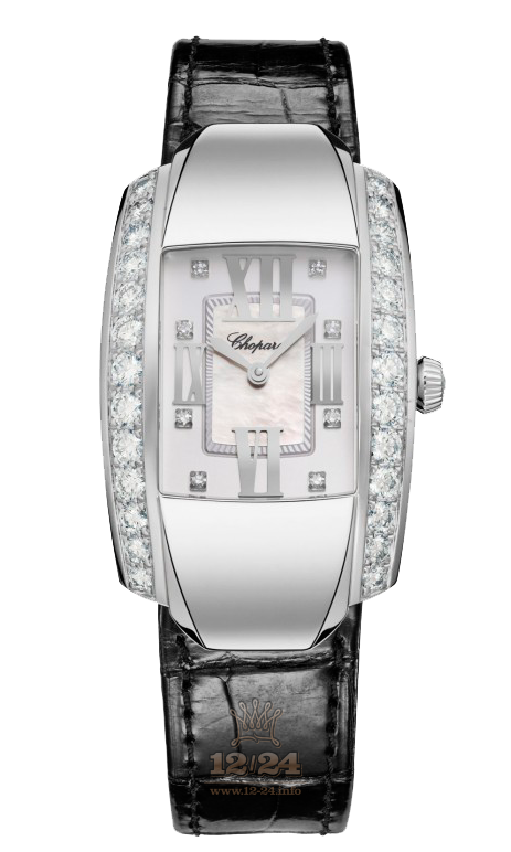 Chopard La Strada Watch 419402-1004 45 mm White gold Case Silver Dial