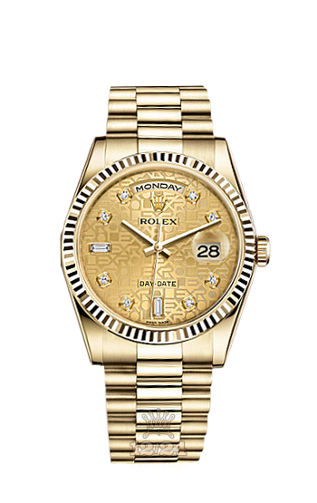Rolex Day-Date Watch 118238-0120 36 mm Yellow gold Case Golden Dial