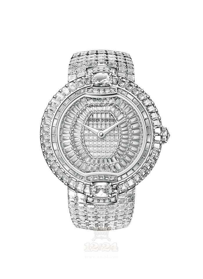 Roger Dubuis Velvet Watch RDDBVE0019 36 mm Platinum Case Silver Dial