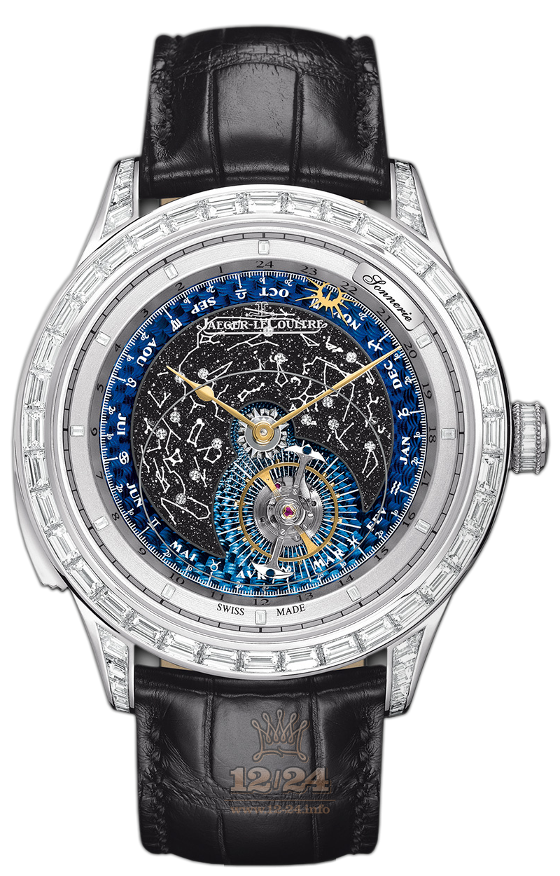 Jaeger-LeCoultre Master Watch 5023402 44 mm White gold Case Dark blue Purple Dial