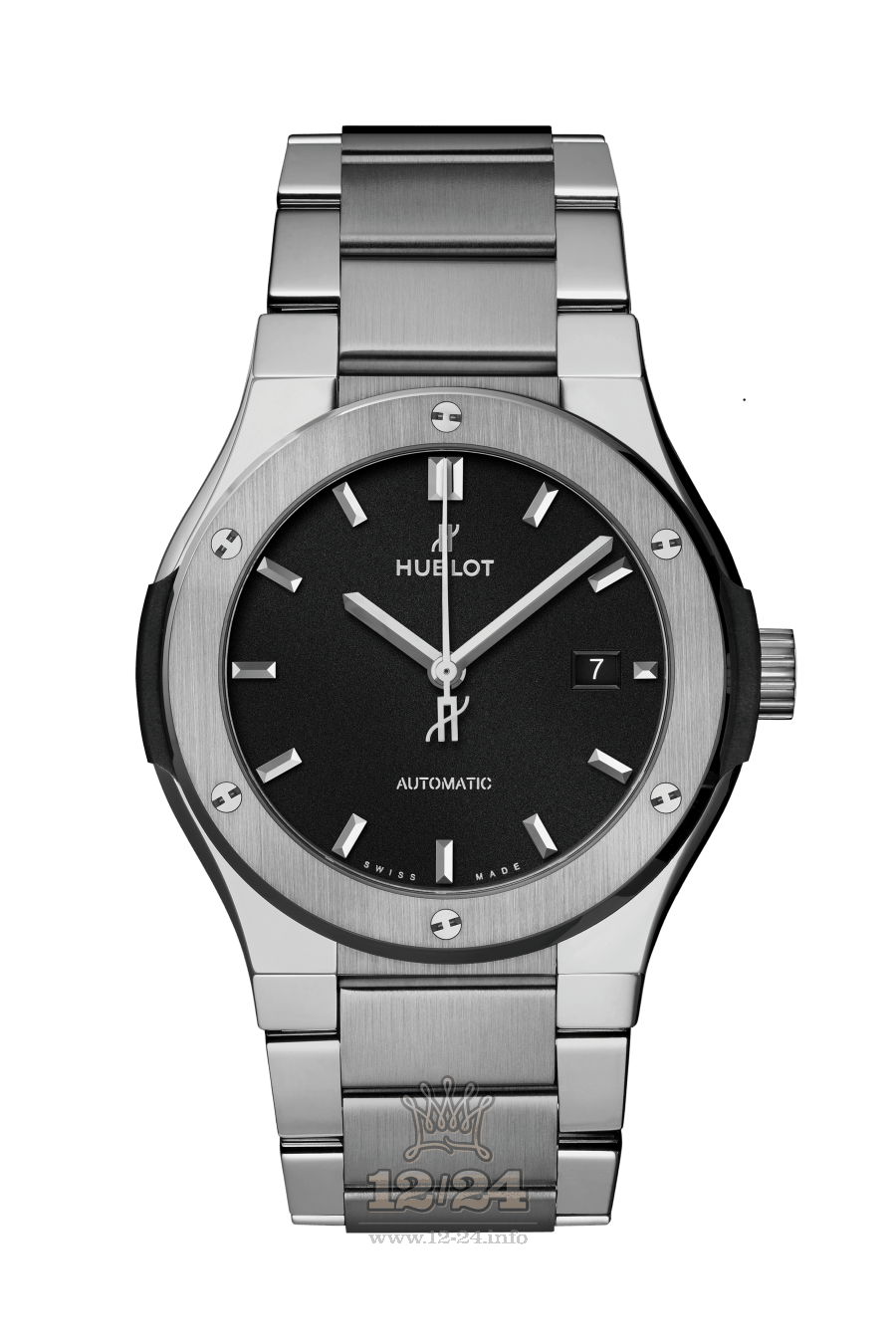 Hublot Classic Fusion Watch 548.NX.1170.NX 42 mm Titanium Case Black Dial
