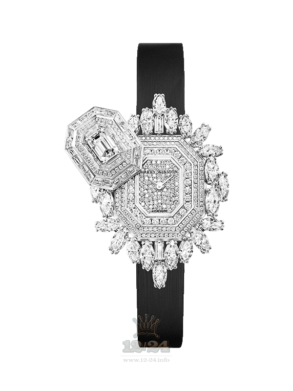 Harry Winston High Jewelry Timepieces Watch HJTQHM32WW001 32 mm White gold Case Silver Dial