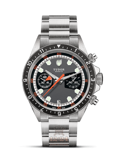Tudor Chrono Watch M70330N-0001 42 mm Stainless steel Case Black Gray Dial