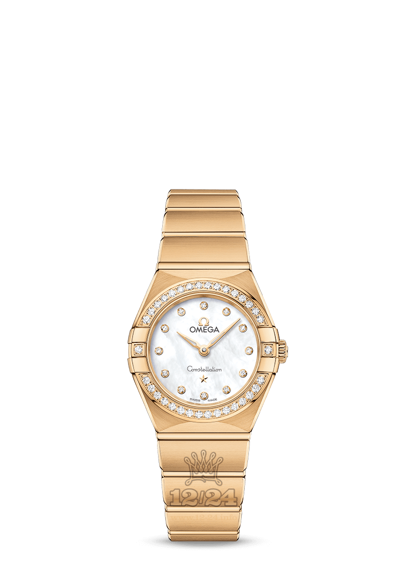 Omega Constellation Watch 131.55.25.60.55.002 25 mm Yellow gold Case White Dial
