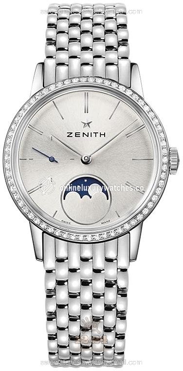 Zenith Elite Watch 16.2330.692/01.M2330 33 mm Stainless steel Case Silver Dial