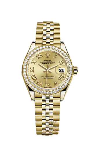 Rolex Datejust Watch 279138rbr-0022 28 mm Yellow gold Case Golden Dial