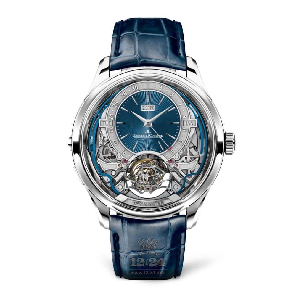 Jaeger-LeCoultre Master Watch 52534E1 43 mm White gold Case Dark blue Dial