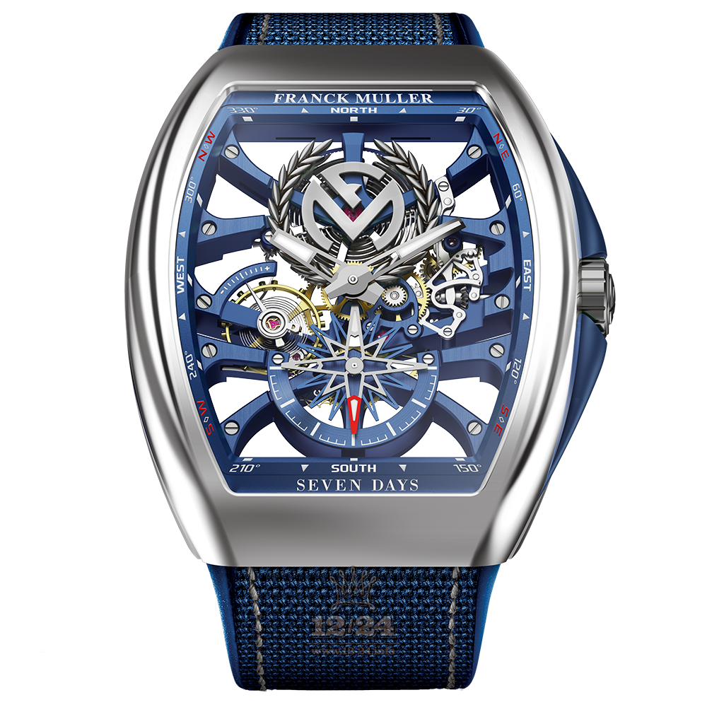 Franck Muller Vanguard Watch V 45 S6 SQT ANCRE FM YACHT OG 44 mm White gold Case
