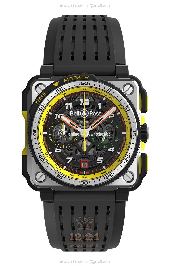 Bell & Ross Experimental Watch BRX1-RS19/SRB Titanium PVD coating Ceramics Case Black Dial