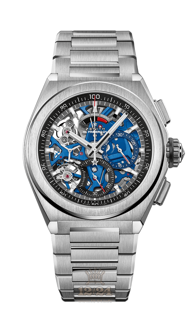Zenith Defy Watch 95.9002.9004/78.M9000 44 mm Titanium Case Gray Dark blue Dial