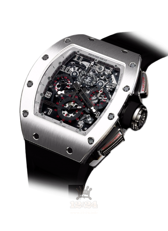 Richard Mille Men's Collection Watch RM 011 Polo de Deauville 50 mm White gold Titanium Case