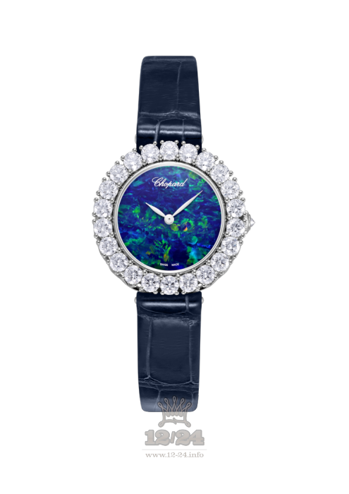 Chopard L Heure du Diamant Watch 13A378-1006 30 mm White gold Case Painted Dial