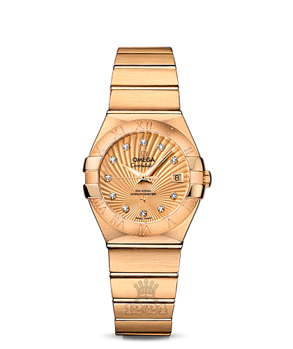 Omega Constellation Watch 123.50.27.20.58.001 27 mm Yellow gold Case