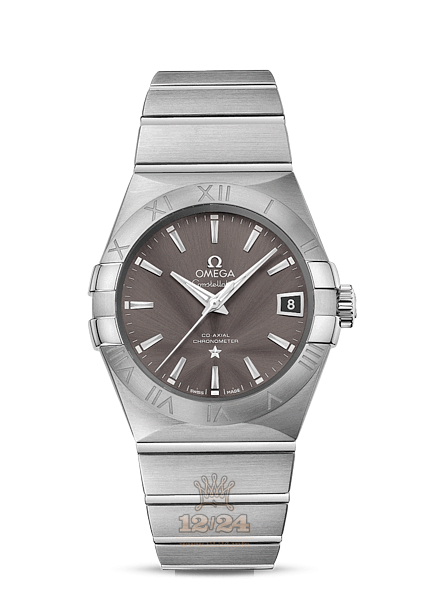 Omega Constellation Watch 123.10.38.21.06.001 38 mm Stainless steel Case Gray Dial