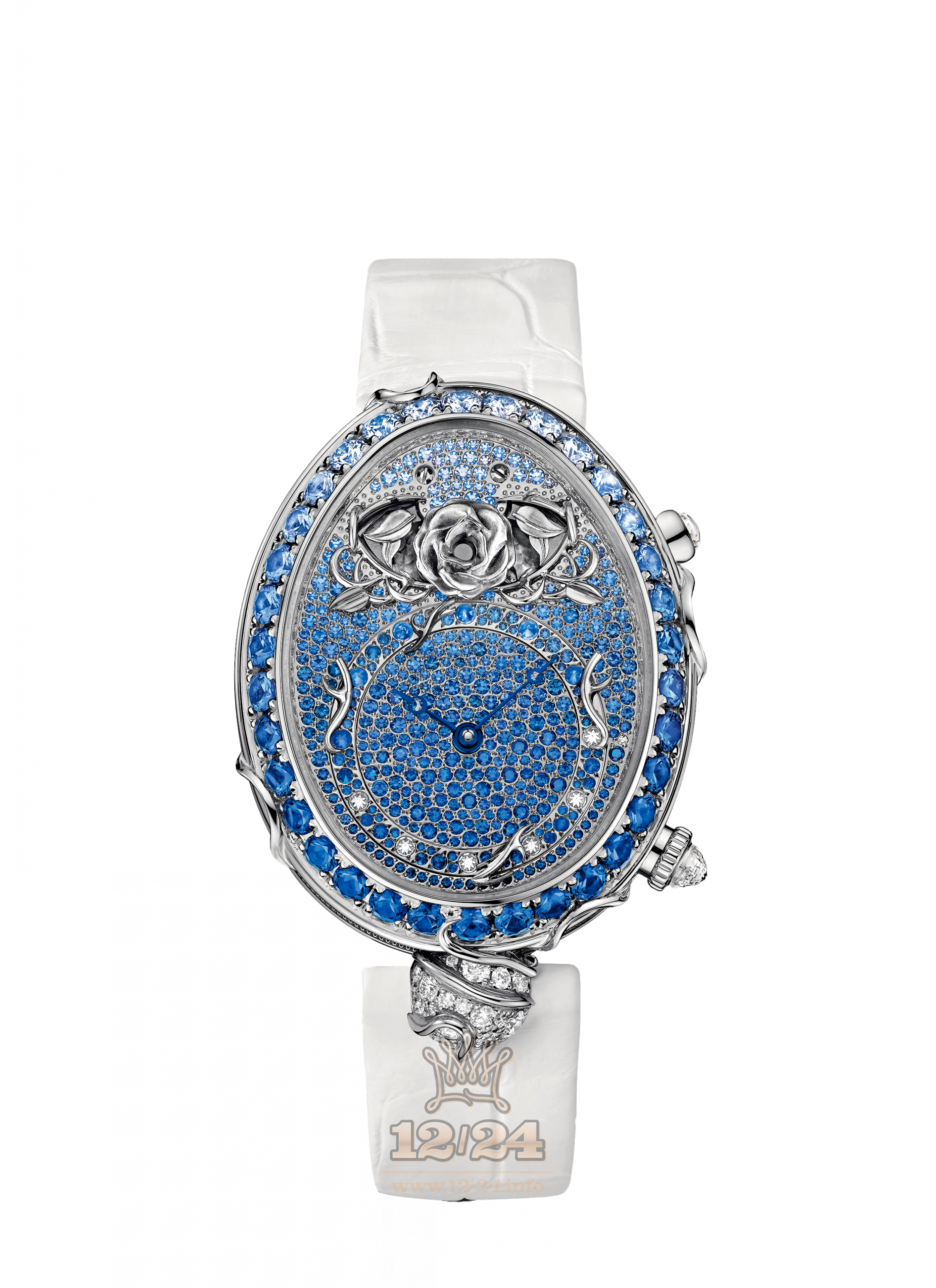 Breguet Reine de Naples Watch 8973BB/6S/8H4/SD0D 40 mm White gold Case Dark blue Dial