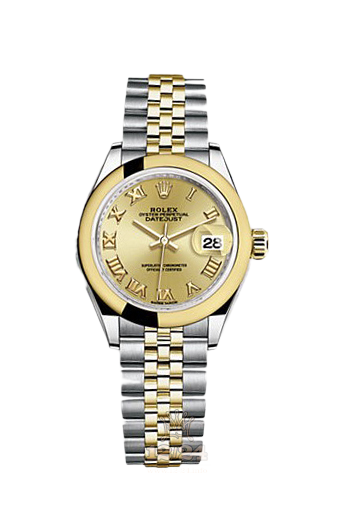 Rolex Datejust Watch 279163-0009 28 mm Steel / Yellow gold Case Golden Dial
