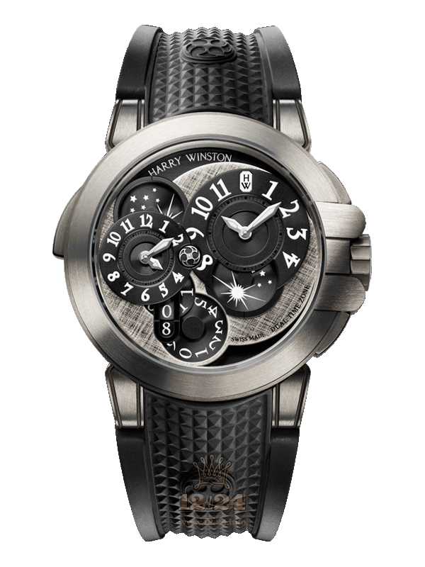 Harry Winston The Ocean Collection Watch OCEATZ44ZZ008 44 mm Black Gray Dial