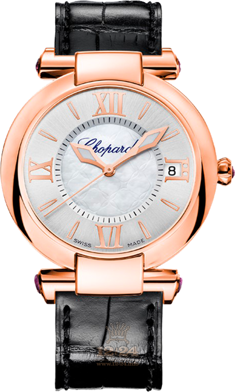 Chopard Imperiale Watch 384822-5001 36 mm Pink gold Case Silver Dial