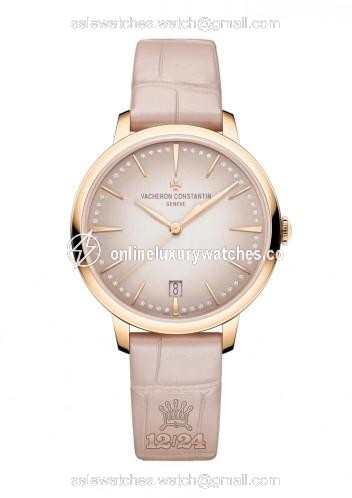 Vacheron Constantin Patrimony Watch 4110U/000R-B905 36 mm Pink gold Case Beige Dial