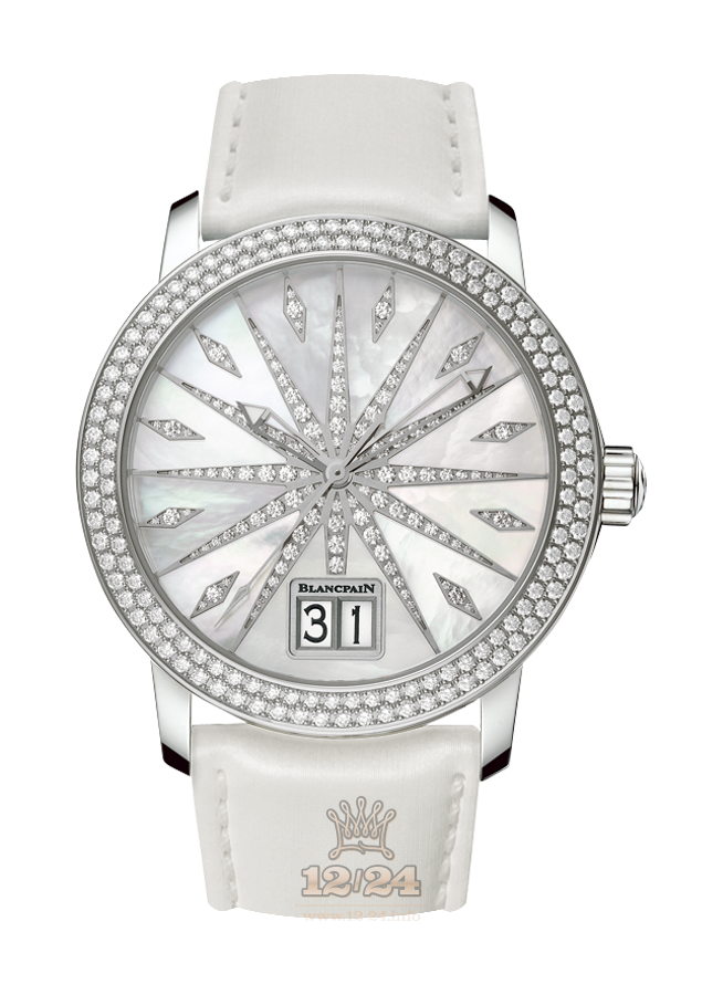Blancpain Women Watch 2850-3554-52B 40 mm White gold Case