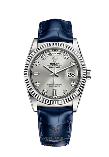 Rolex Day-Date Watch 118139-0081 36 mm White gold Case Silver Dial