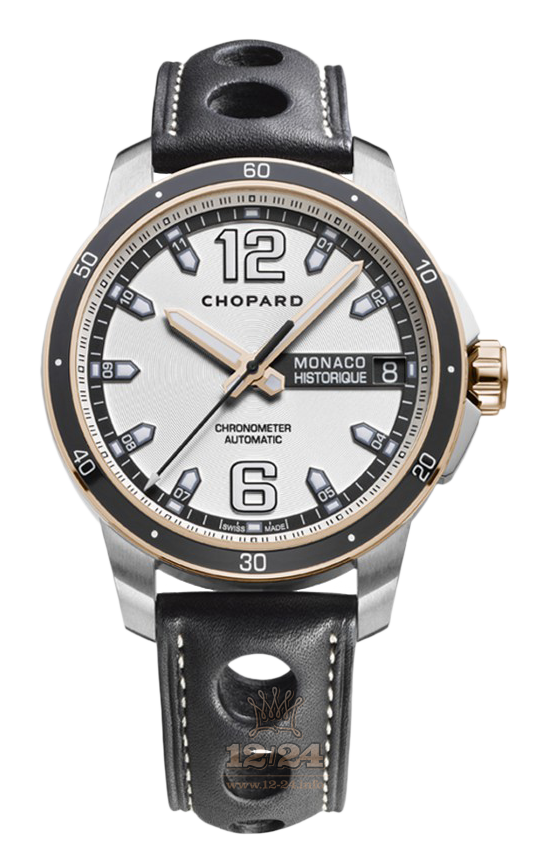 Chopard Classic Racing Watch 168568-9001 45 mm Stainless steel Pink gold Titanium Case Gray Dial