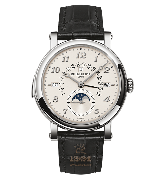 Patek Philippe Grand Complications Watch 5213G-010 40 mm White gold Case White Dial