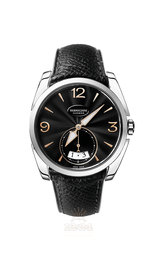 Parmigiani Fleurier Tonda Watch PFC273-0001400-HE1421 33 mm Stainless steel Case Black Dial