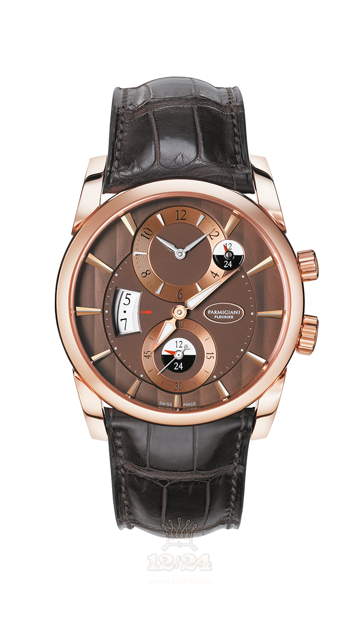 Parmigiani Fleurier Tonda Watch PFC231-1001200-HA1241 Pink gold Case Brown (chocolate) Dial