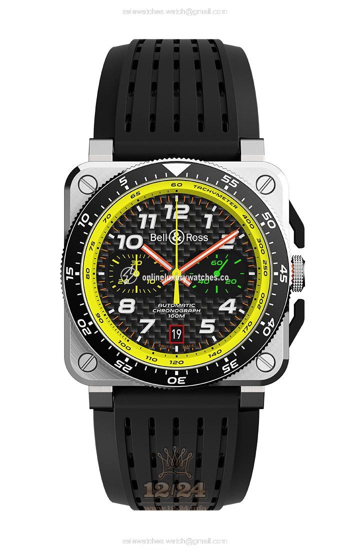 Bell & Ross Vintage Watch BR0394-RS19/SRB Stainless steel Case Black Dial