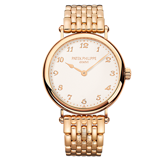 Patek Philippe Calatrava Watch 7200/1R-001 35 mm Pink gold Case White Silver Dial