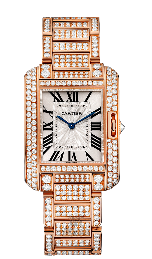 Cartier Tank Watch HPI00723 35 mm Pink gold Case Silver Dial
