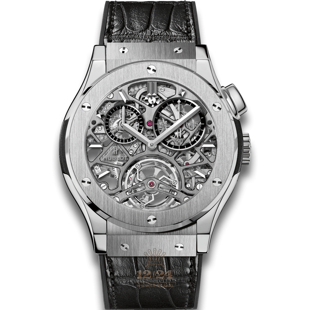 Hublot Classic Fusion Watch 506.NX.0170.LR 45 mm Titanium Case Gray Dial