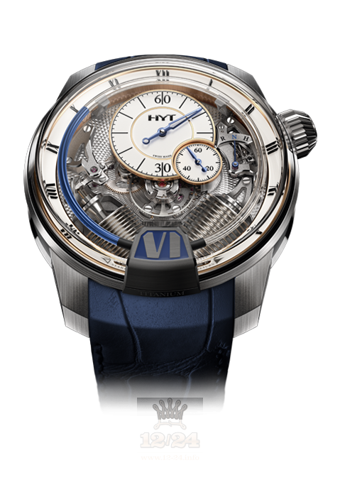 HYT H2 Watch 248-tw-10-bf-ab 49 mm White gold Titanium Case