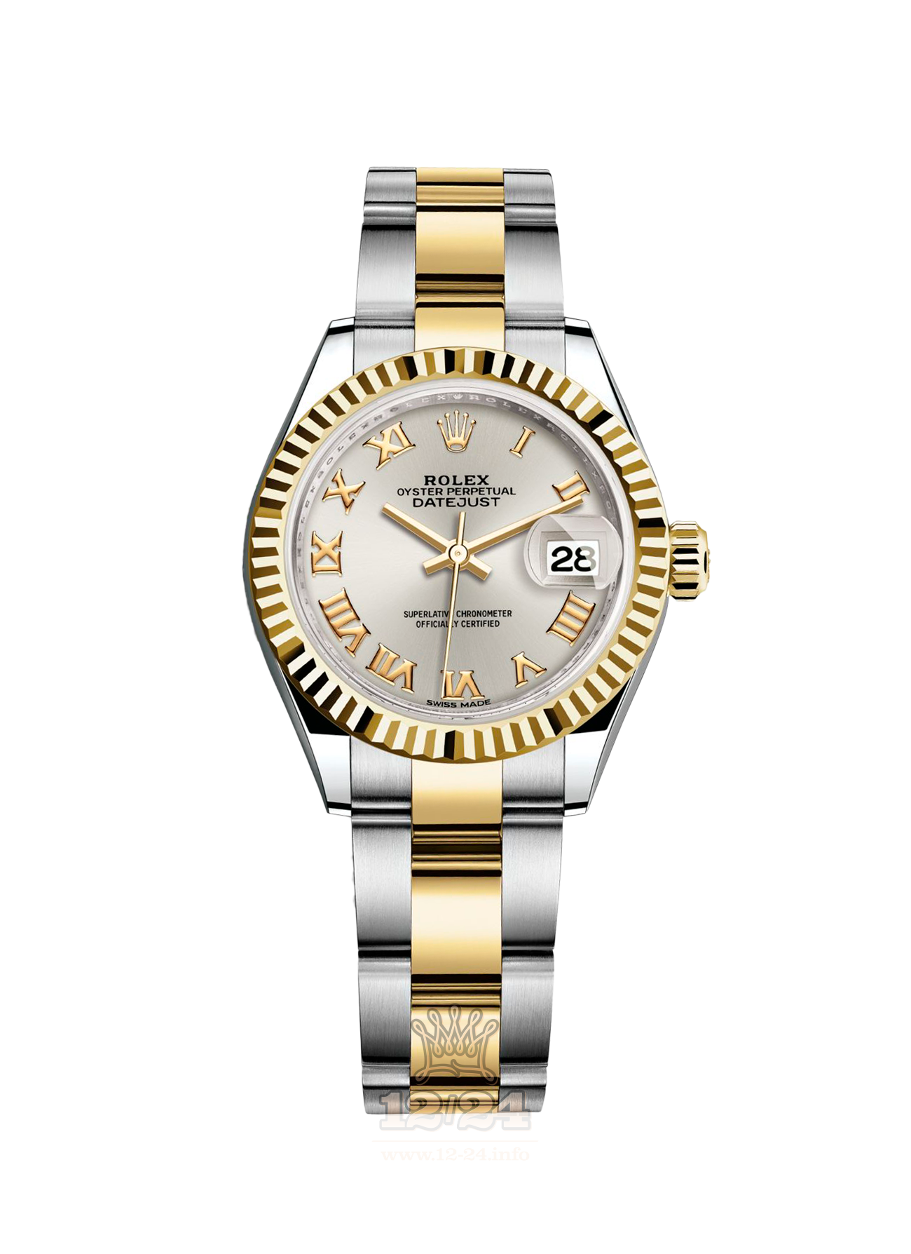 Rolex Datejust Watch 279173-0006 28 mm Steel / Yellow gold Case Silver Dial